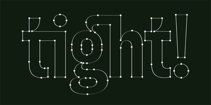 Blimone Light Inktrap Font preview